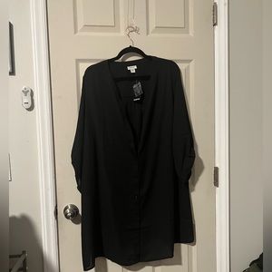 Brand new flowy black tunic top- Size 3X